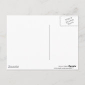 湖の夕日 ポストカード (裏面)