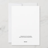 湖の夕暮れ時の砂丘のツルのシルエット シーズンカード (裏面)