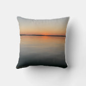 湖の夕焼け クッション (裏面)