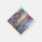 湖の女性 スタンダードカクテルナプキン (角)