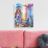 湖の女性、魔法と謎 キャンバスプリント (インサイチュ (リビング))