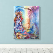 湖の女性、魔法と謎 キャンバスプリント (インサイチュ (ウッドフロア))