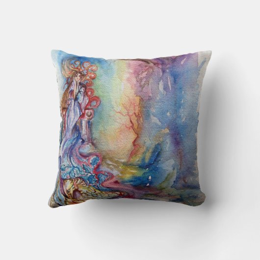 湖の女性、魔法と謎 クッション (裏面)