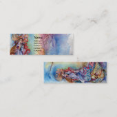 湖の女性、魔法と謎 スキニー名刺 (正面/裏面)