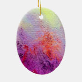 湖の女性、魔法と謎 セラミックオーナメント (裏面)