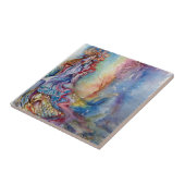 湖の女性、魔法と謎 タイル (側面)