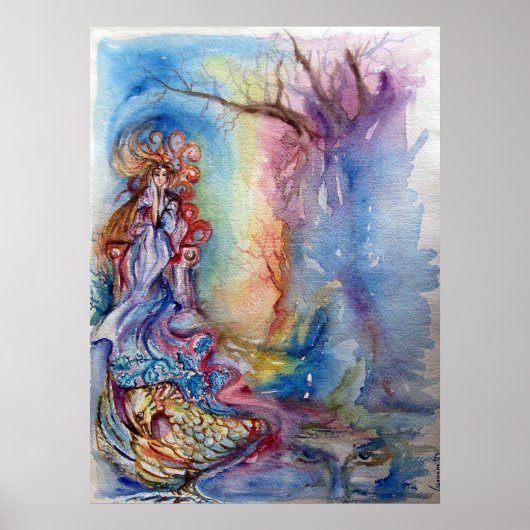 湖の女性、魔法と謎 ポスター (正面)