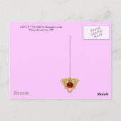 湖の女性、魔法と謎 ポストカード (裏面)