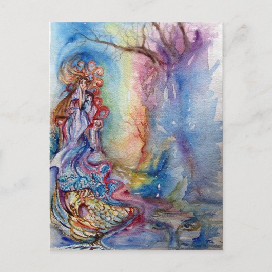 湖の女性、魔法と謎 ポストカード (正面)