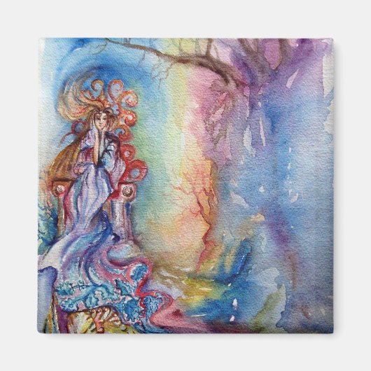 湖の女性、魔法と謎 マグネット (正面)