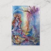 湖の女性、魔法と謎 名刺 (裏面)