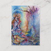 湖の女性、魔法と謎 名刺 (裏面)