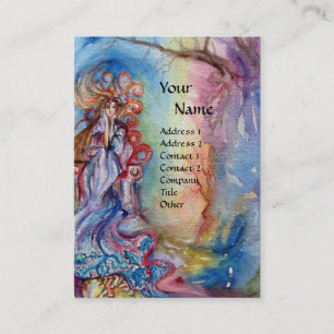 湖の女性、魔法と謎 名刺