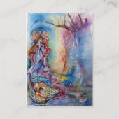 湖の女性、魔法と謎 名刺 (裏面)