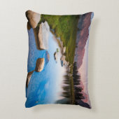 湖の孤独 アクセントクッション (裏面(縦))