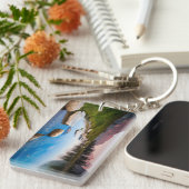 湖の孤独 キーホルダー (正面右)