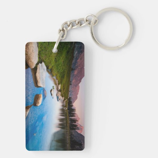 湖の孤独 キーホルダー (裏面)