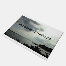 湖の家の歓迎のドア・マット ドアマット