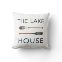 湖の家の色彩の鮮やかなかい装飾用クッション