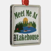 湖の家 メタルオーナメント (右)