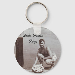 湖の家Keychain キーホルダー
