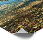 湖の小石 ポスター (角)