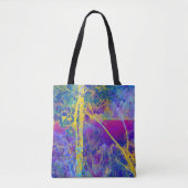 湖の岸の横に トートバッグ (正面)