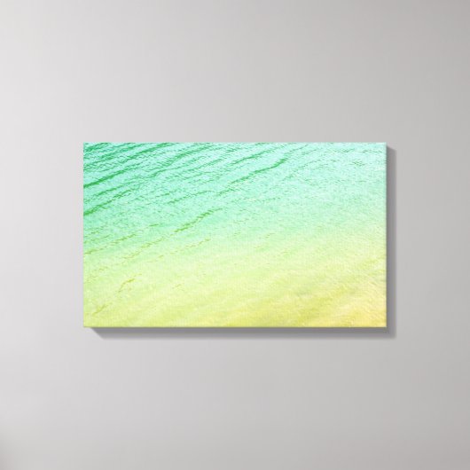 湖の影 キャンバスプリント (正面)