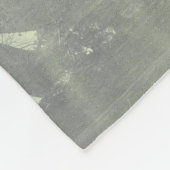 湖の投げ毛布の上の黒と白のルーン フリースブランケット (角)