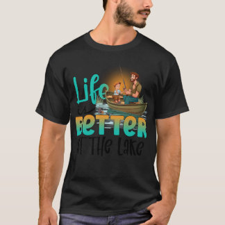 湖の方が人生は豊か Tシャツ