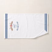 湖の方が生活がよ航海のい バスタオルセット (ハンドタオル)