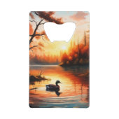 湖の日の出 クレジットカード栓抜き (裏面)