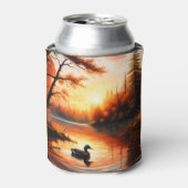 湖の日の出 缶クーラー (缶正面)