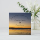 湖の日の結婚出 招待状 (スタンド正面)