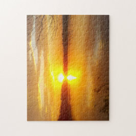 湖の日没 ジグソーパズル