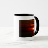 湖の日没 マグカップ (正面右)