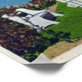 湖の景色 ポスター (角)