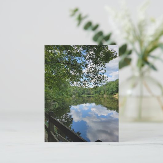 湖の景色 ポストカード (スタンド正面)