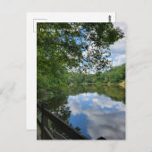 湖の景色 ポストカード (正面/裏面)