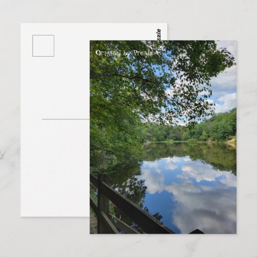 湖の景色 ポストカード (正面/裏面)