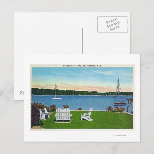 湖の景色 ポストカード (正面/裏面)