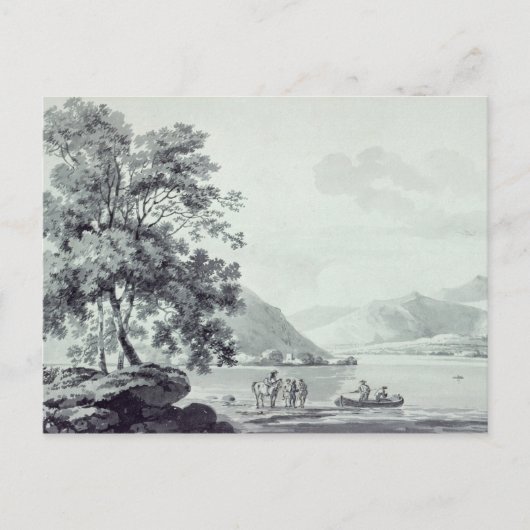 湖の景色 ポストカード (正面)