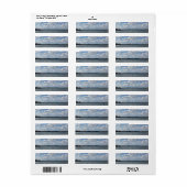 湖の景色 ラベル (フルシート)