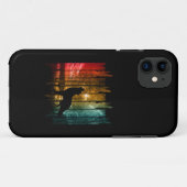 湖の木々と狼の遠吠え Case-Mate iPhoneケース (裏面(横))