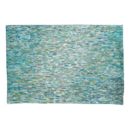 湖の枕箱の禅の沿岸寝室の雨滴 枕カバー