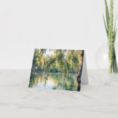 湖の柳 カード (正面)