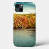 湖の森の木の水モノグラムIPADケース Case-Mate iPhoneケース (裏面)