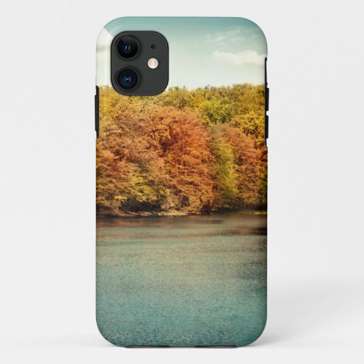 湖の森の木の水モノグラムIPHONE 5ケース Case-Mate iPhoneケース (裏面)
