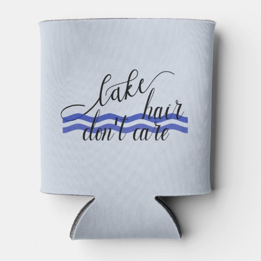 湖の毛は波気になし 缶クーラー (正面)