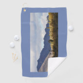 湖の気持が良い影およびサグアロのゴルフタオル ゴルフタオル (インサイチュ)